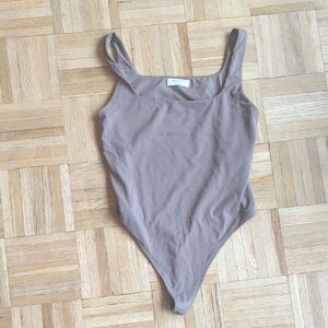 Babaton Mauve Thong Bodysuit